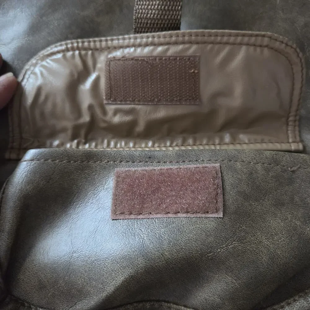 Vintage Disney TailSpin Faux Leather Backpack 90s Cartoon Brown Rare VTG Large